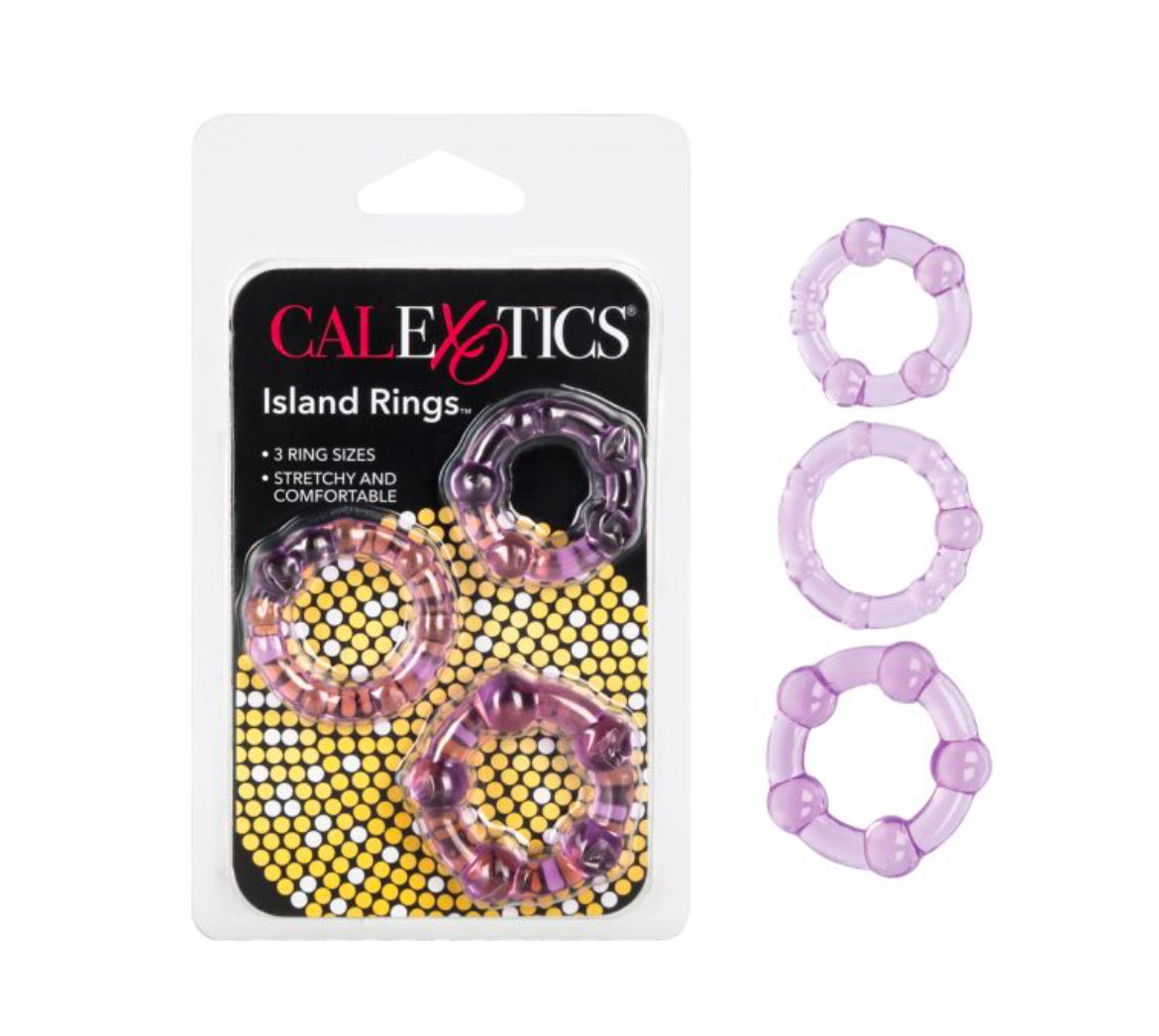 Silicone Island Rings - Purple