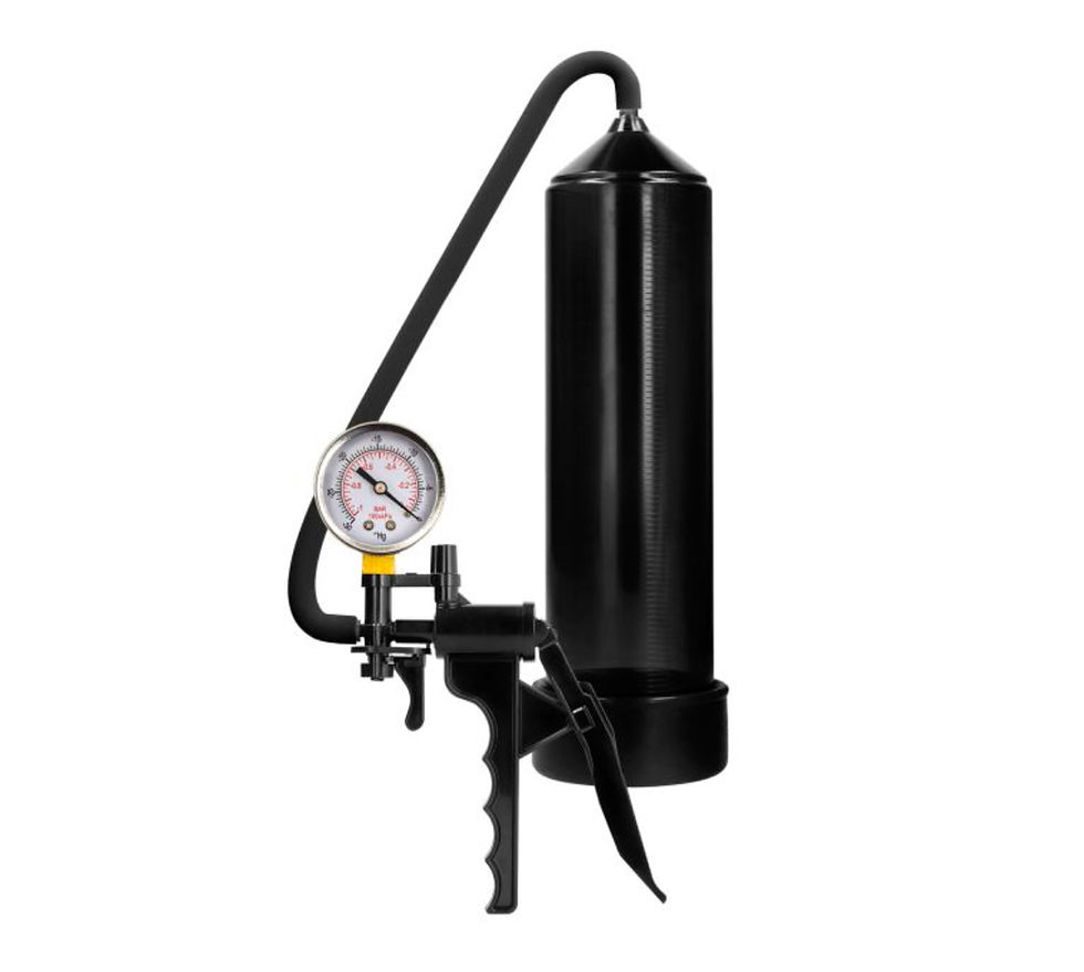 Shots Pumped Elite Beginner Pump w/PSI Gauge - Black