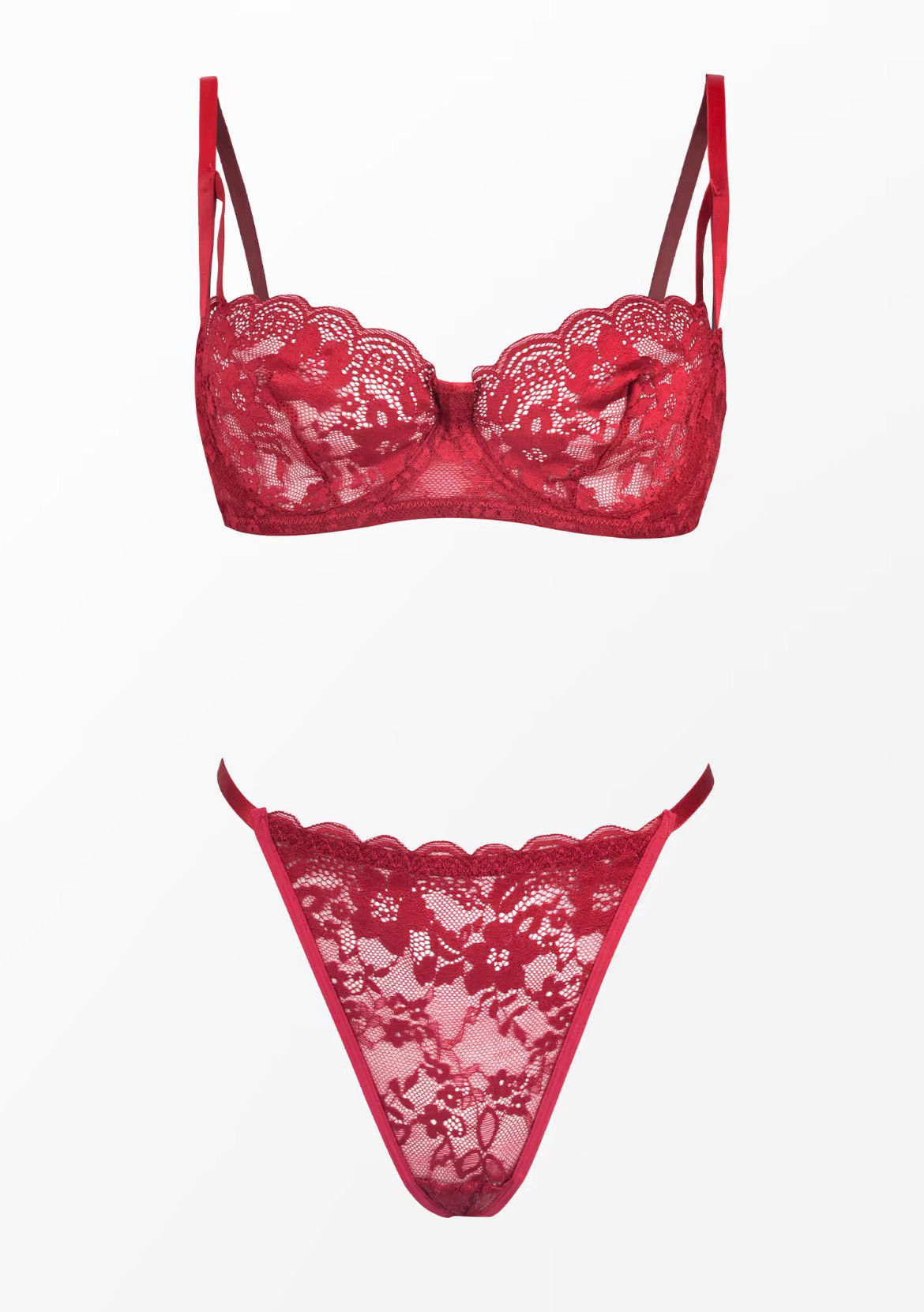 Scarlet Lace Lingerie Set
