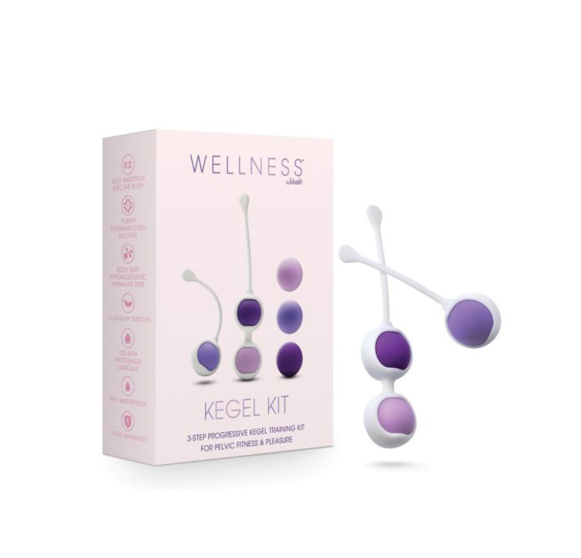 Blush Wellness Kegel Training Kit - Purple