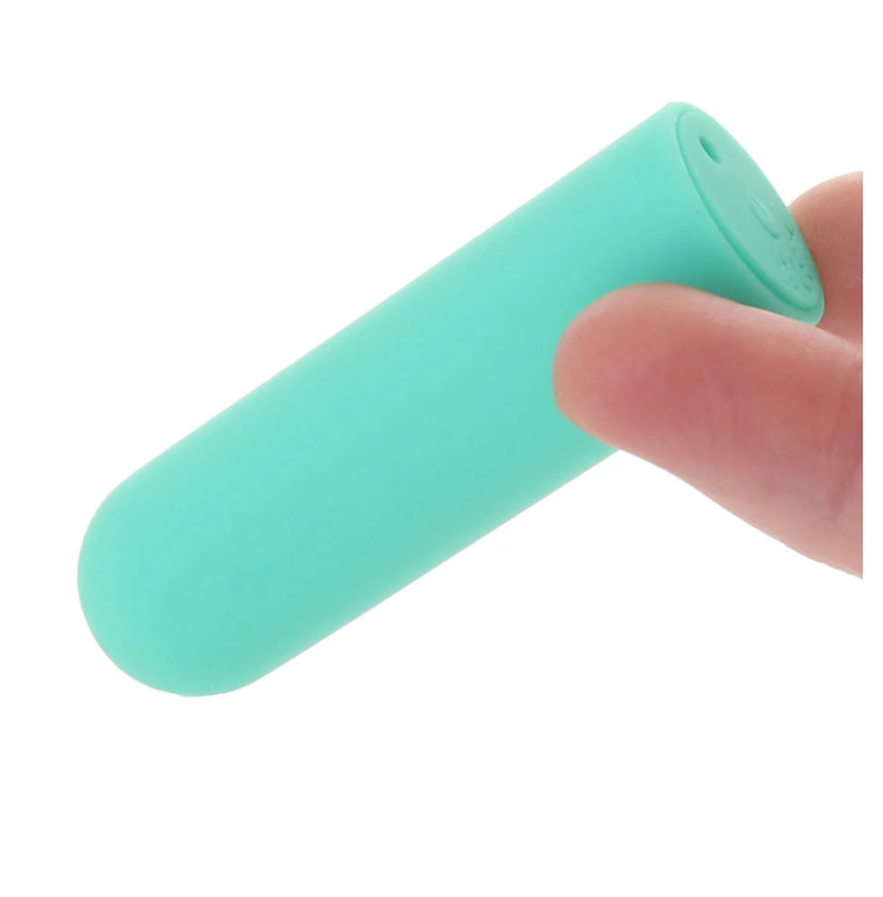 Thumbnail: CalExotics Turbo Buzz Rounded Mini Bullet Vibe in Green