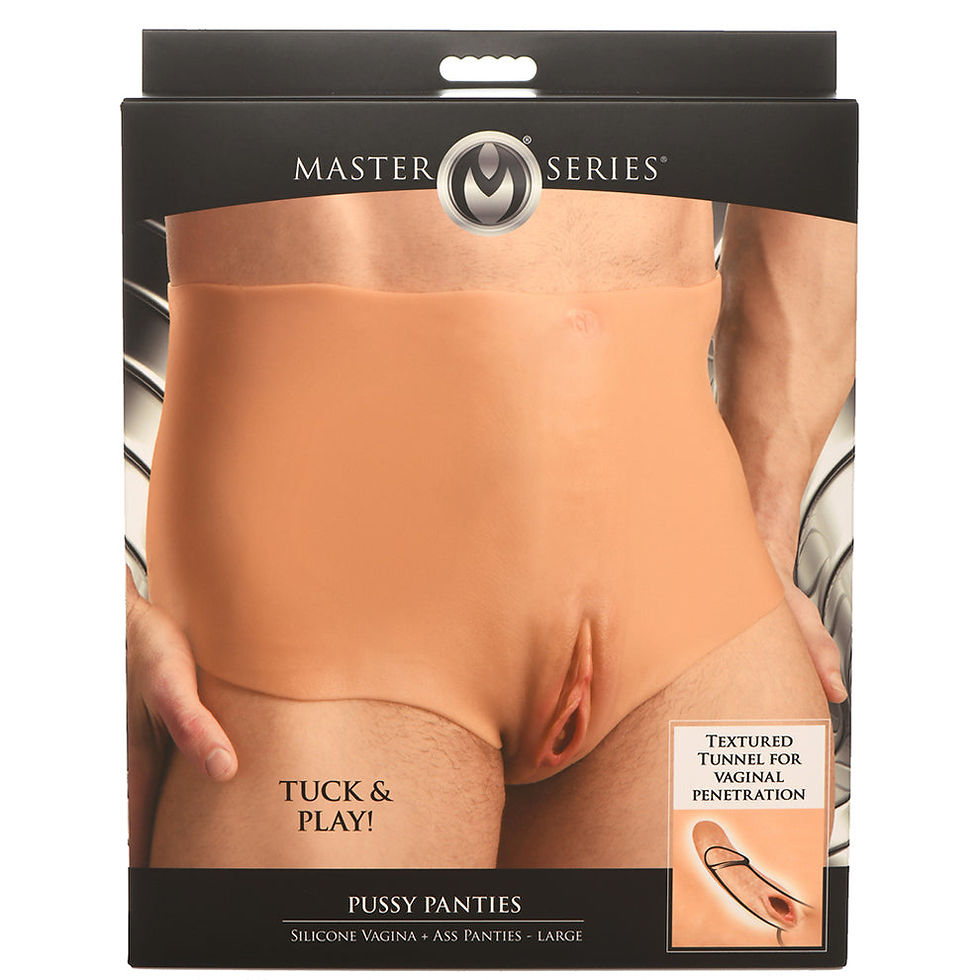Master Series Tuck & Play Pussy Panties in L