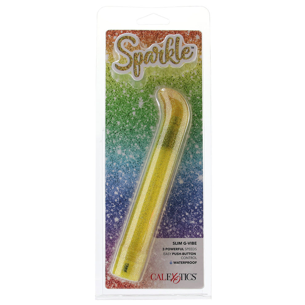 Sparkle Slim G-Vibe in Yellow