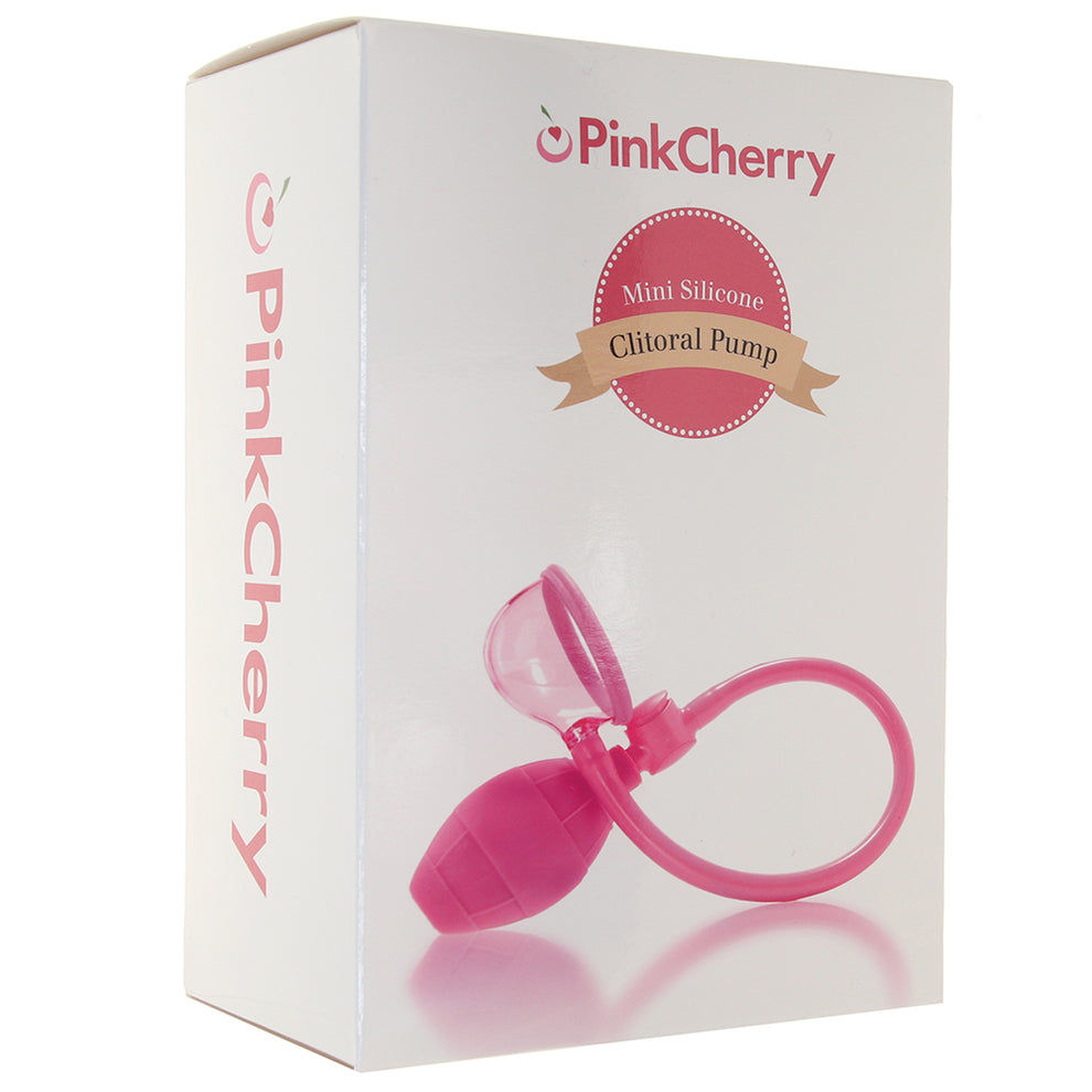 PinkCherry Mini Silicone Clitoral Pump in Pink