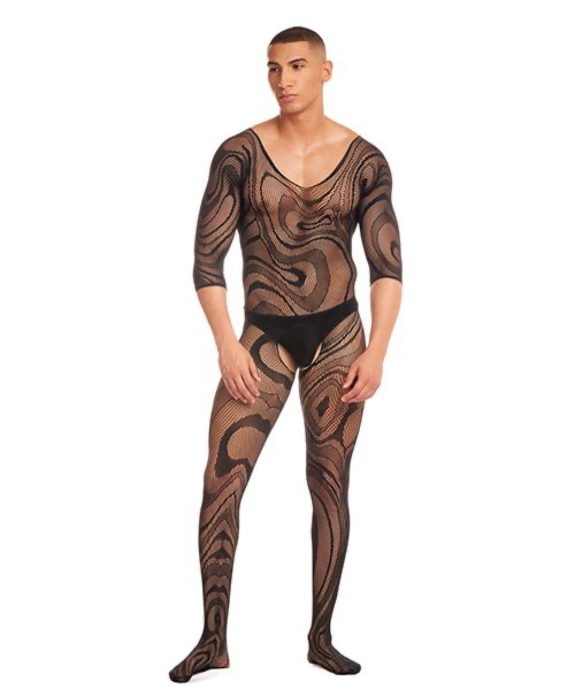 Rainbow Party Supernova Body Stocking 2 pc Set w/Thong -