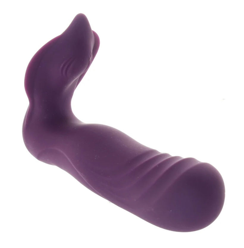 Thumbnail: Evolved Novelties Gender X Velvet Hammer Remote Wearable Vibe