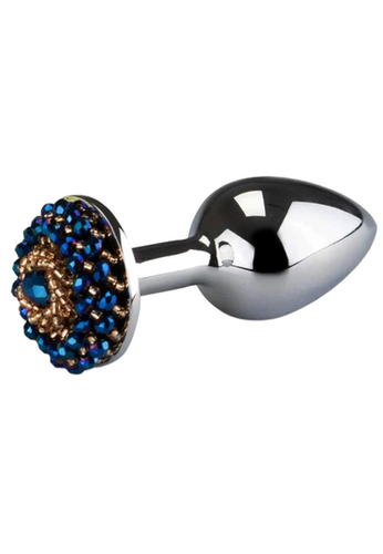 Rhinestone Butt Plug Set - Royal Blue | The Romance Room Rhinestone Butt Plug Set - Royal Blue | The Romance Room