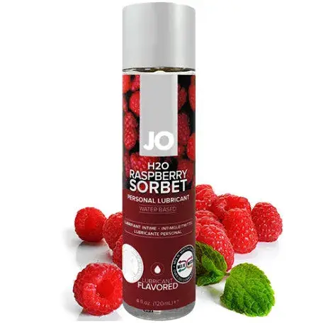 System Jo H2O Flavored Lube 1oz/30ml in Raspberry Sorbet