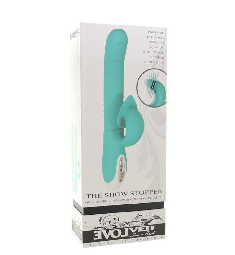 Evolved Novelties The Show Stopper Thrusting & Twirling Rabbit Vibe