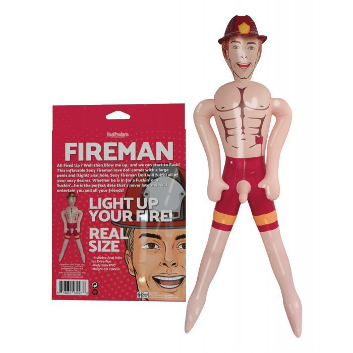 Thumbnail: Inflatable Party Doll - Fireman