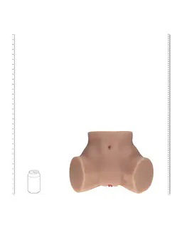 Thumbnail: Shots Xkin Valentina Vellure Dual Entry Masturbator - Tan - 9.3 lbs.