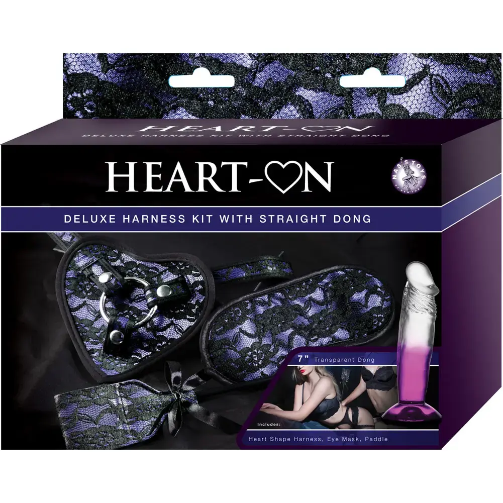 Heart-On Deluxe Harness Kit with Straight Dong, 