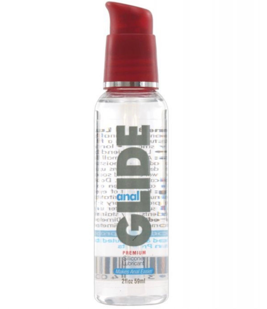 Anal Glide Silicone Lubricant - 2 oz Pump Bottle