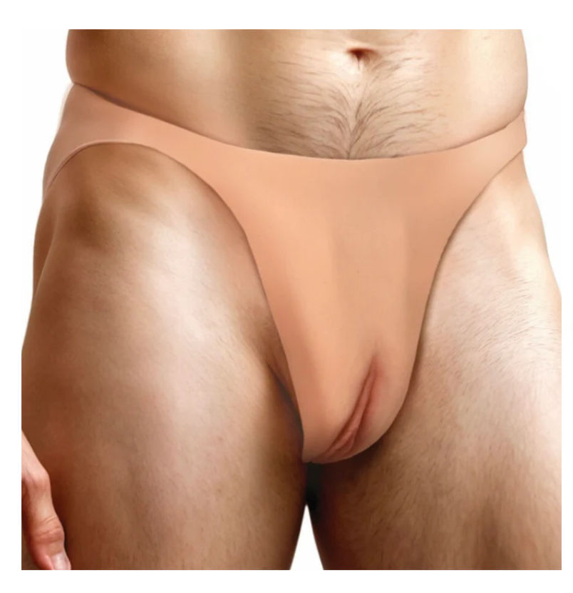 Thumbnail: Master Series Pussy Strap Silicone Vagina Jockstrap