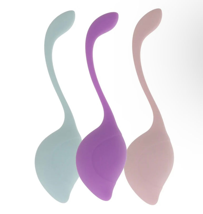 Thumbnail: BodyWand Squeeze 3PC Teardrop Kegel Set