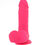 Thumbnail: PinkCherry PinkCherry 7 Inch Pink Silicone Ballsy Dildo