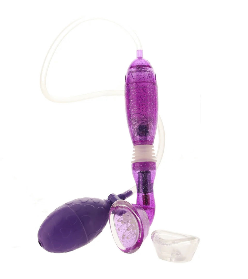 CalExotics Advanced Clitoral Pump Vibe in Purple