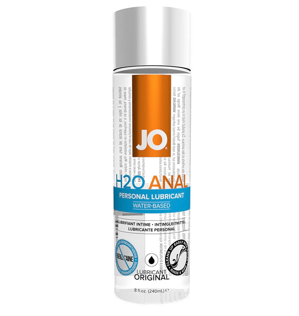 H20 Personal Anal Lubricant in 80z/237ml