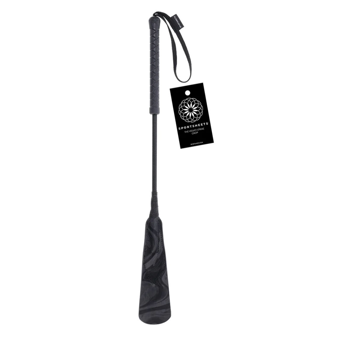Sportsheets Velvet Noir Strike Riding Crop