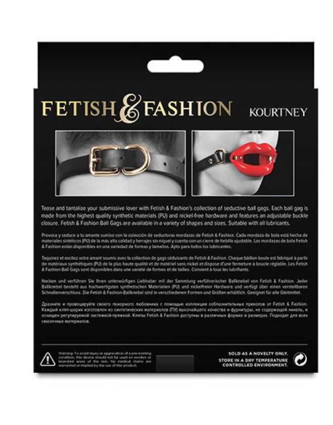 Thumbnail: Fetish & Fashion Kourtney Gag - Black/ Red