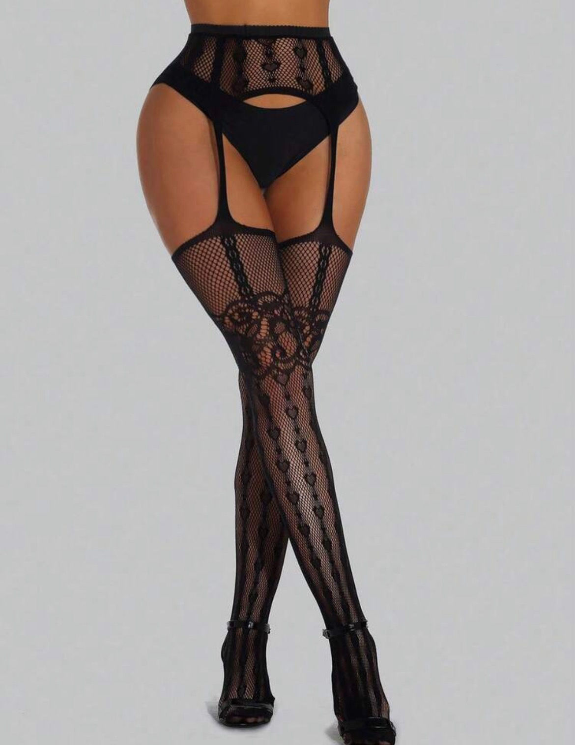 Women's Suspender Black Sexy Suspender Stockings Pantyhose Underwear Suitable Fo