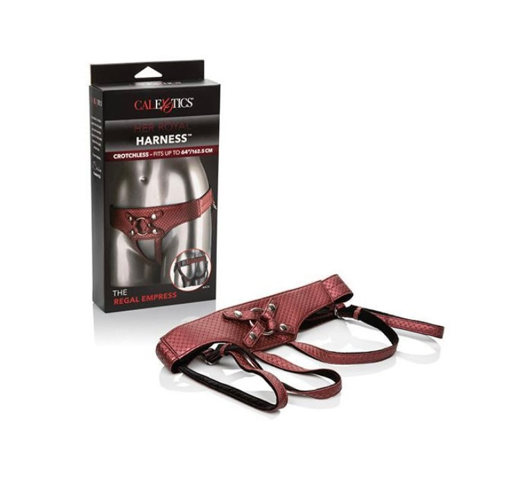 Her Royal Harness The Regal Empress - Red