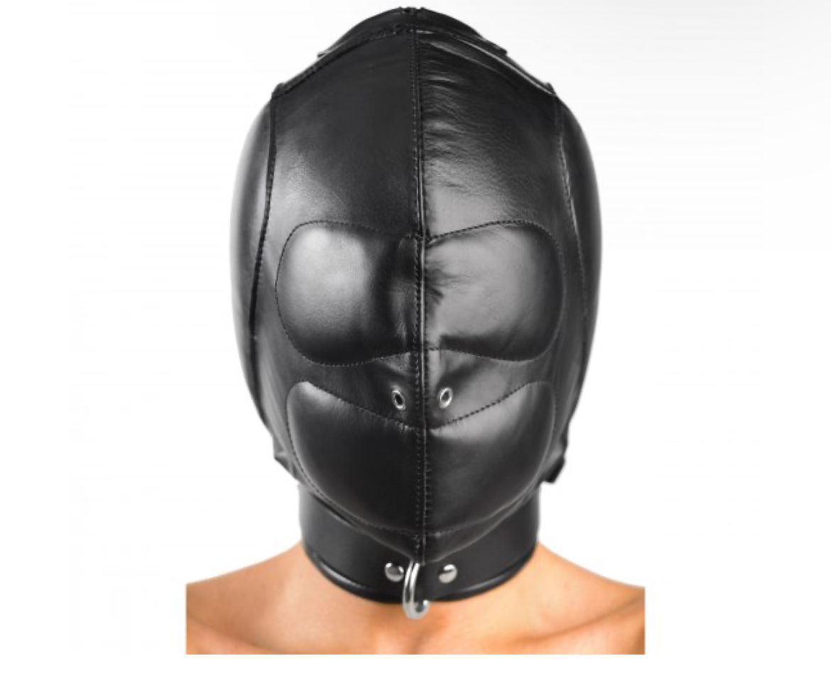Padded Leather Hood - M/L