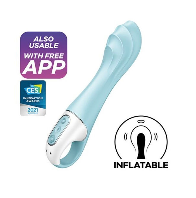 Thumbnail: Satisfyer Air Pump Vibrator 5+-Blue