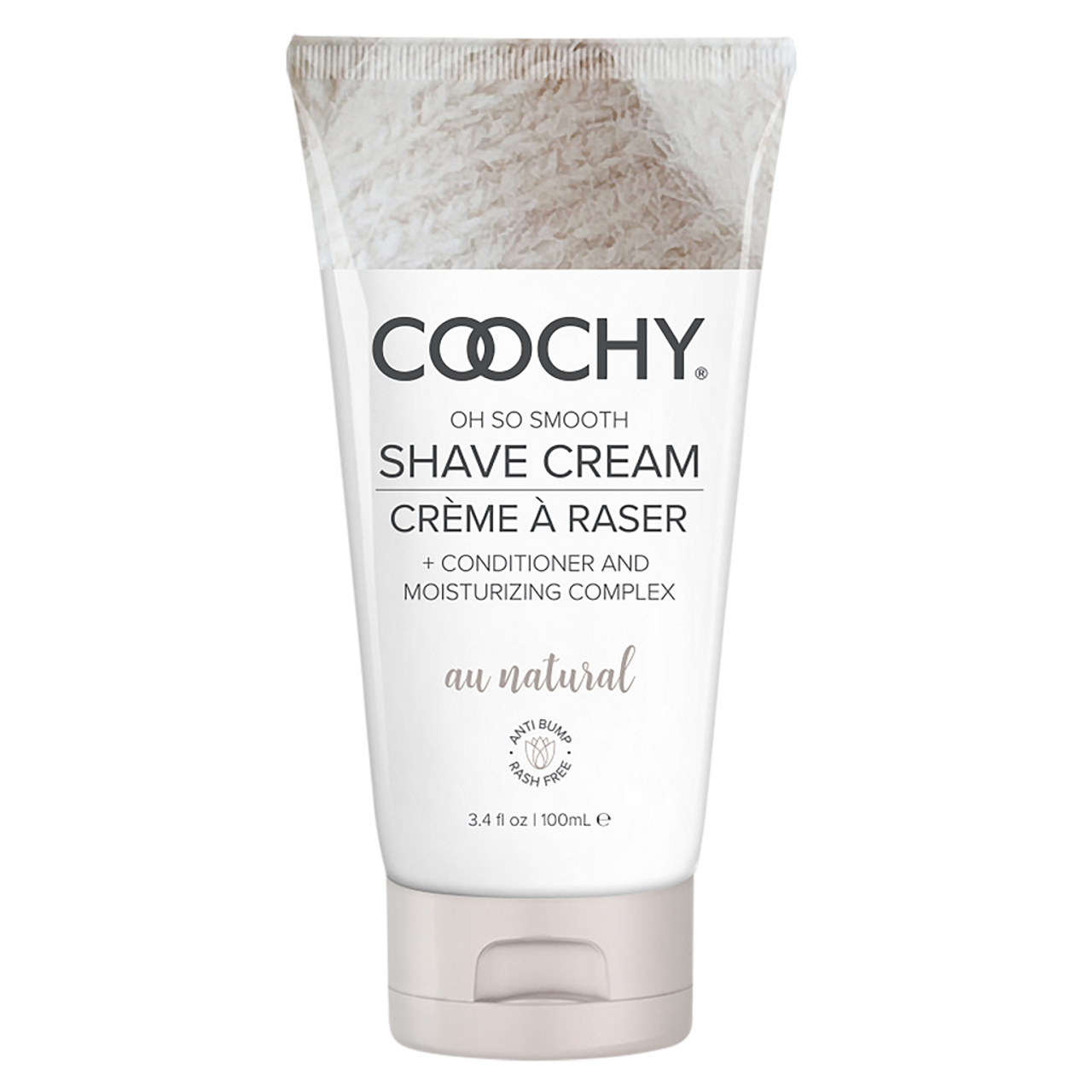 COOCHY Shave Cream - 3.4 oz Au Natural