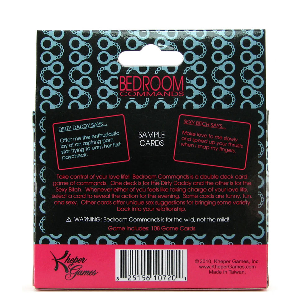 Bedroom Commands Game