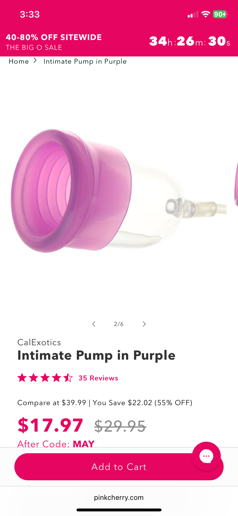Thumbnail: Intimate Pump in Purple