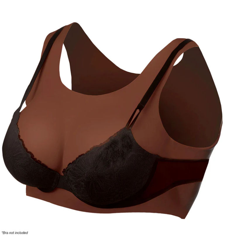 Thumbnail: Master Series Perky Pair D-Cup Silicone Breasts in Dark