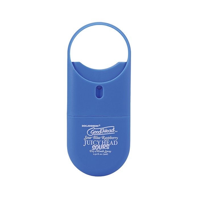 Thumbnail: GoodHead Juicy Head Dry Mouth Spray To-Go - .30 oz Sour Blue Raspberry