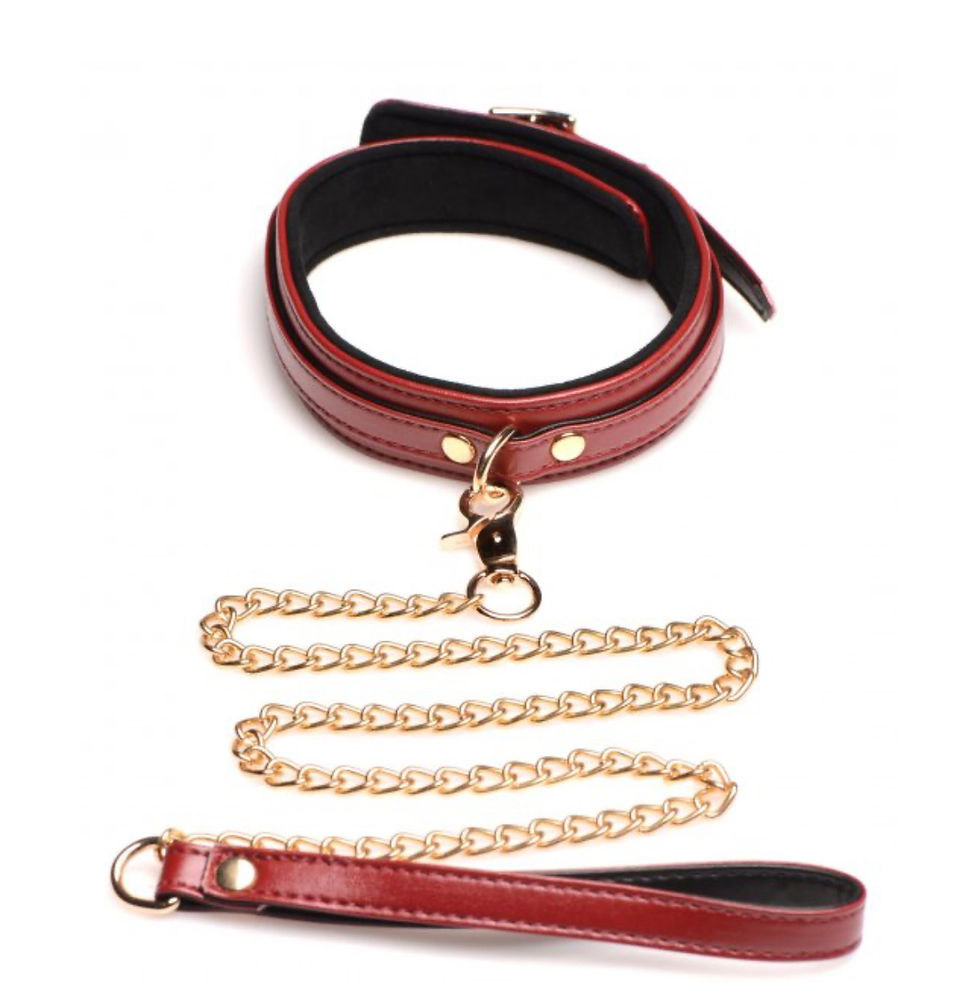 Thumbnail: Master Series - 6 Piece Burgundy Bondage Set