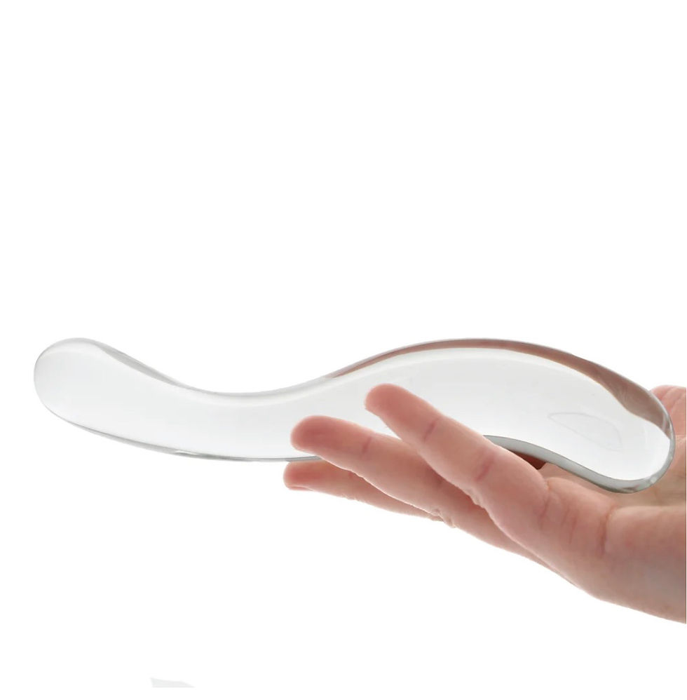 Thumbnail: Clarity Celestial Curve Glass Dildo
