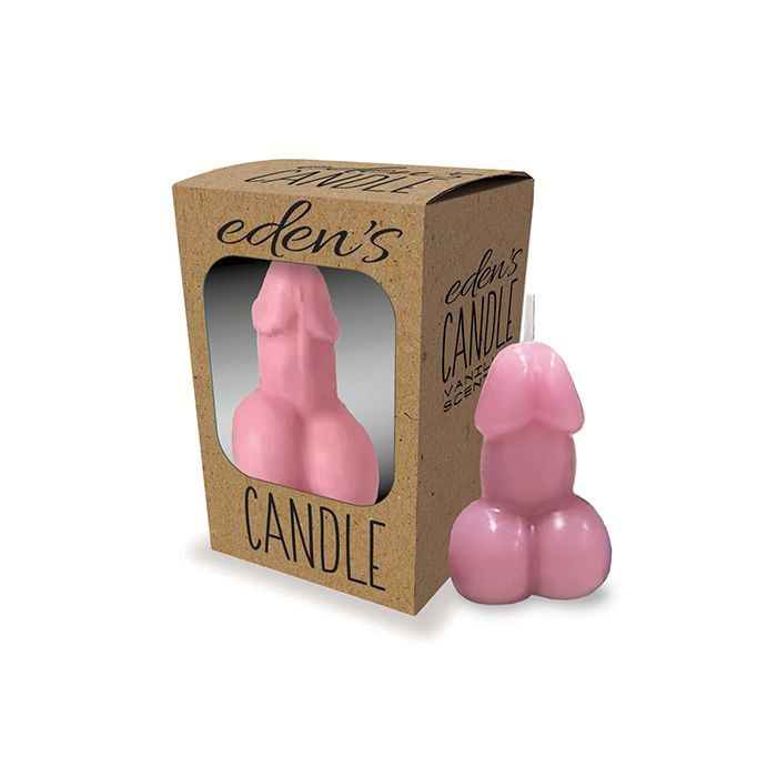 Eden's Penis Candle - Rose - Vanilla