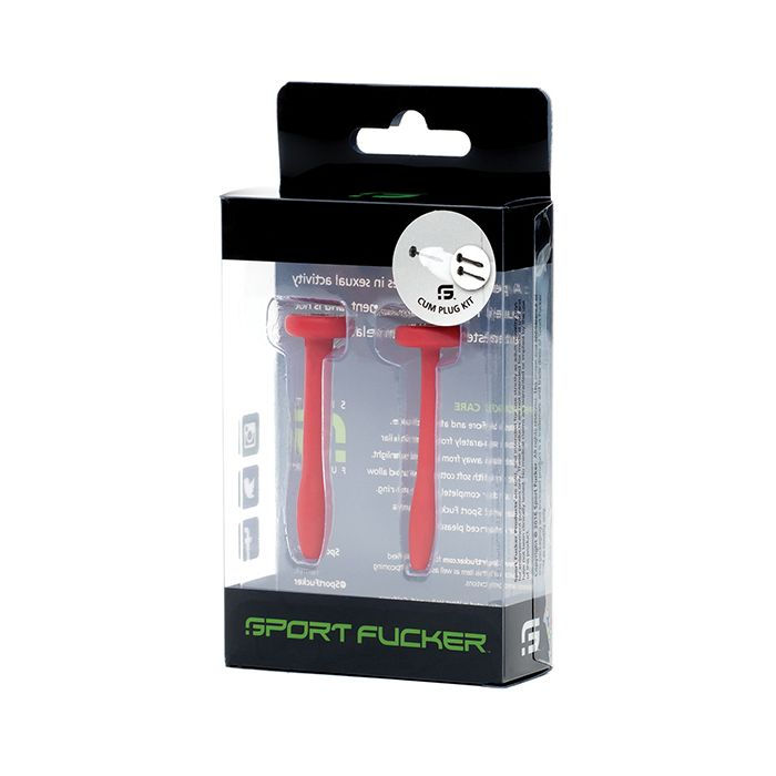 Sport Fucker Cum Plug Kit - Red