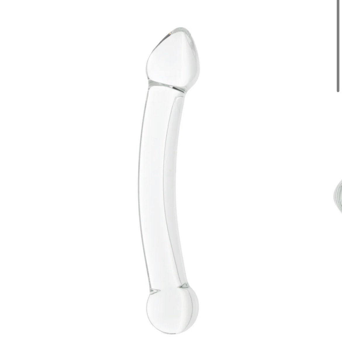 Clarity Celestial Purity Double-Ended Glass Dildo