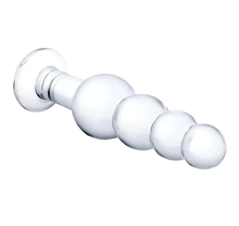 Thumbnail: glas gläs 7.25 Inch Beaded Butt Plug