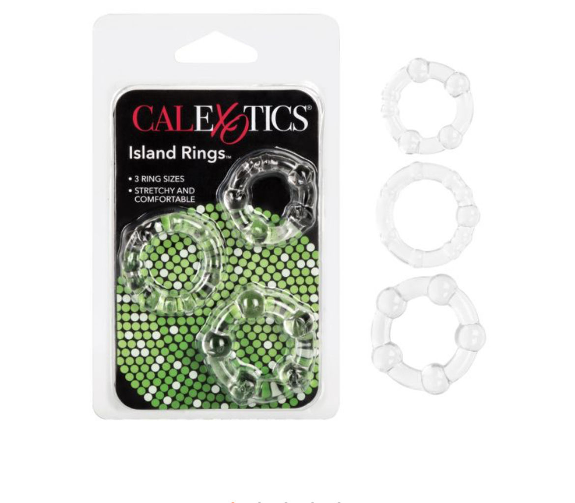 Silicone Island Rings - Clear
