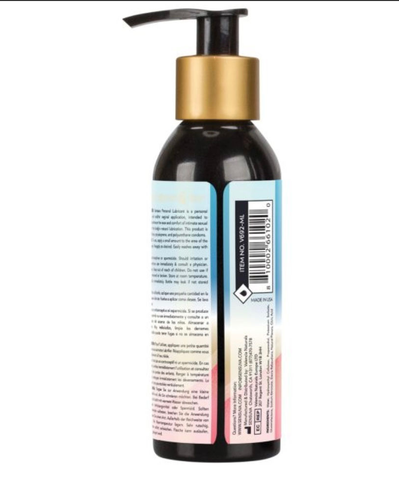 Thumbnail: Sensuva Natural Water Based Personal Moisturizer - 4.23 oz Cotton Candy