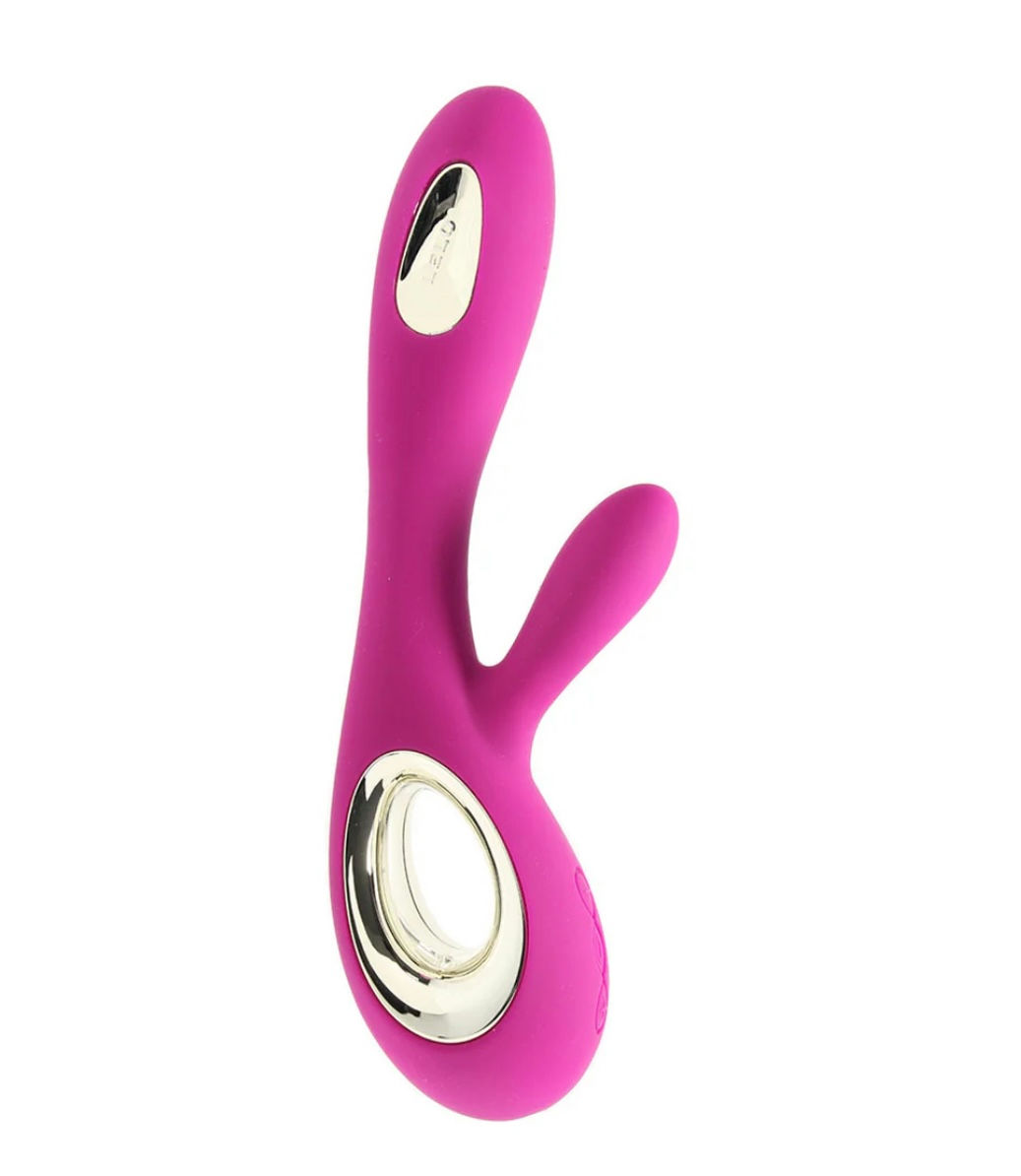 Lelo SORAYA Wave G-Spot and Clitoral Vibrator in Deep Rose