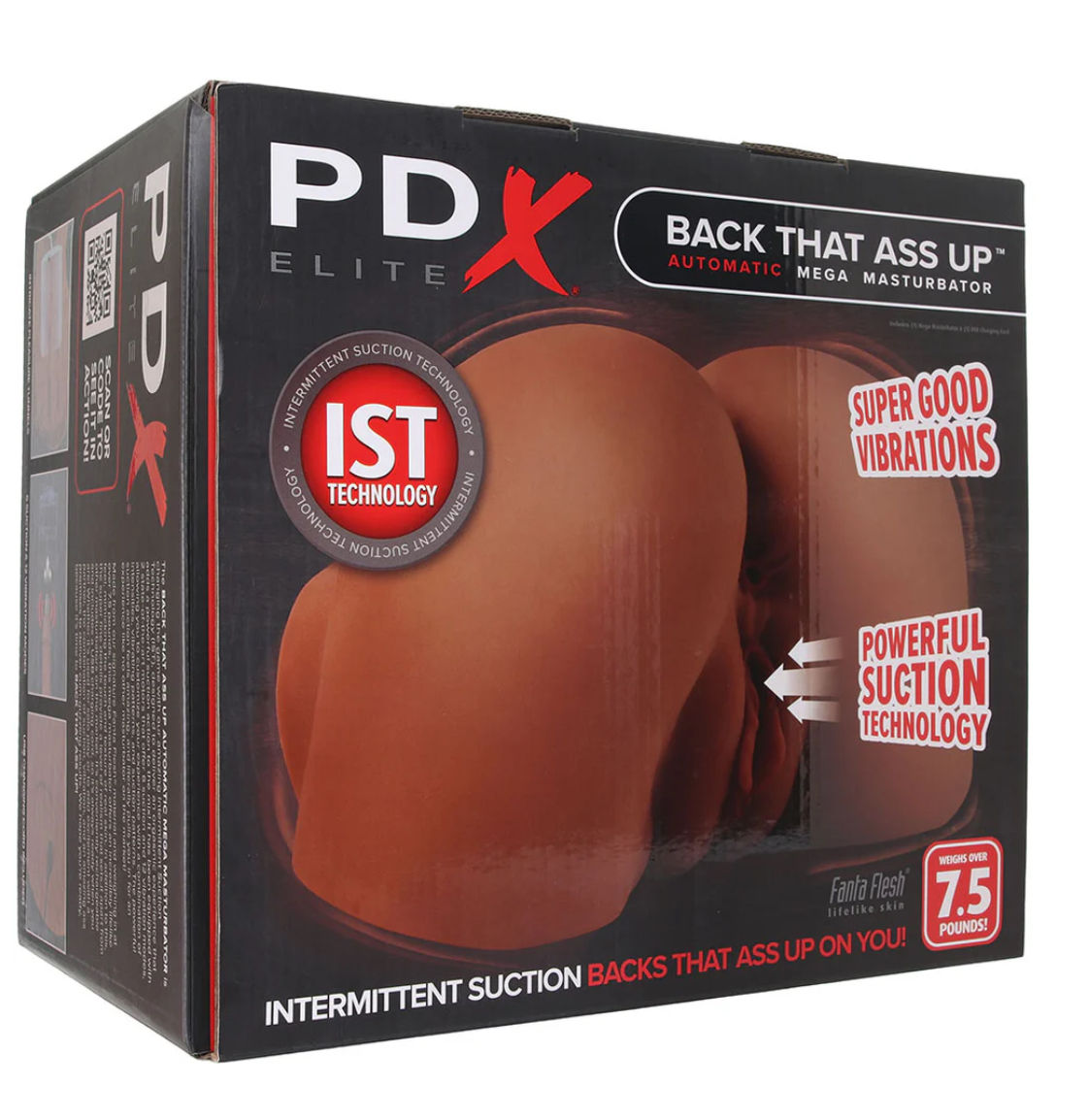 Pipedream PDX Elite Back That Ass Up Suction Masturbator in Brown