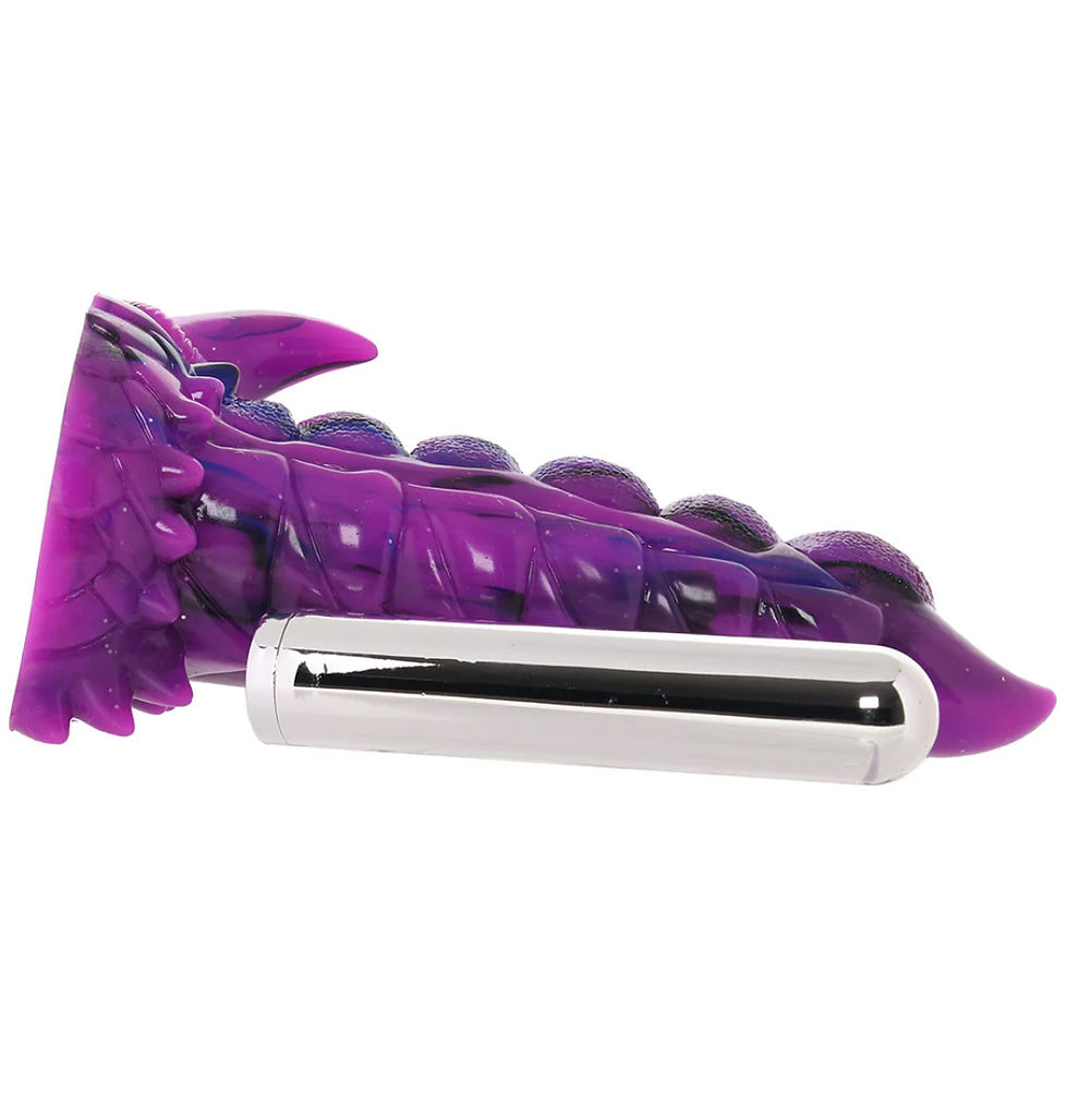 Thumbnail: Hott Products Monster Romance Hydra Nymph Dildo with Bullet Vibe