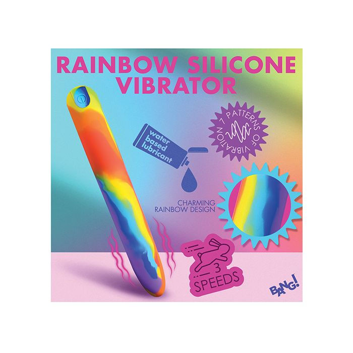 Thumbnail: Bang! Rainbow Silicone Vibrator