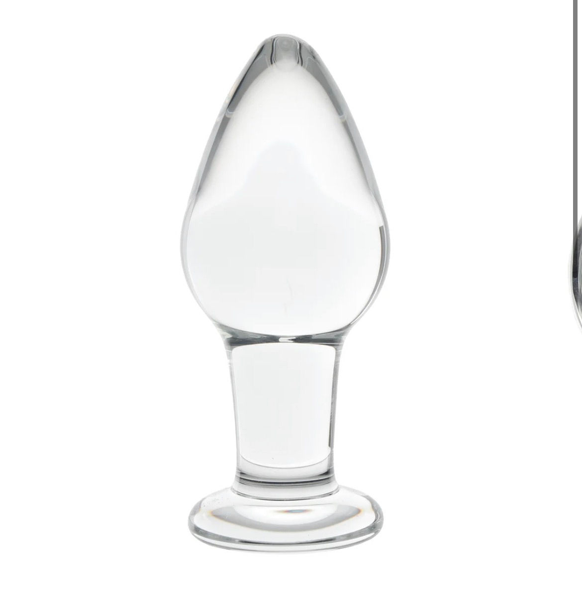Clarity Utopian Bud Glass Butt Plug