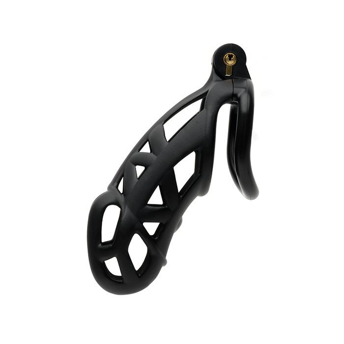 Thumbnail: NO ETA Sport Fucker Cellmate Guardian Chastity Cage - Size 4 Black