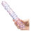 Thumbnail: glas gläs 9 Inch Purple Rose Nubby Dildo