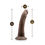 Thumbnail: Blush Dr. Skin Plus 7" Posable Dildo - Chocolate