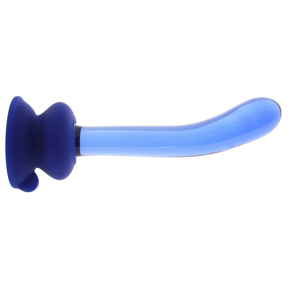 Thumbnail: Pipedream Icicles No. 89 Glass Dildo in Blue